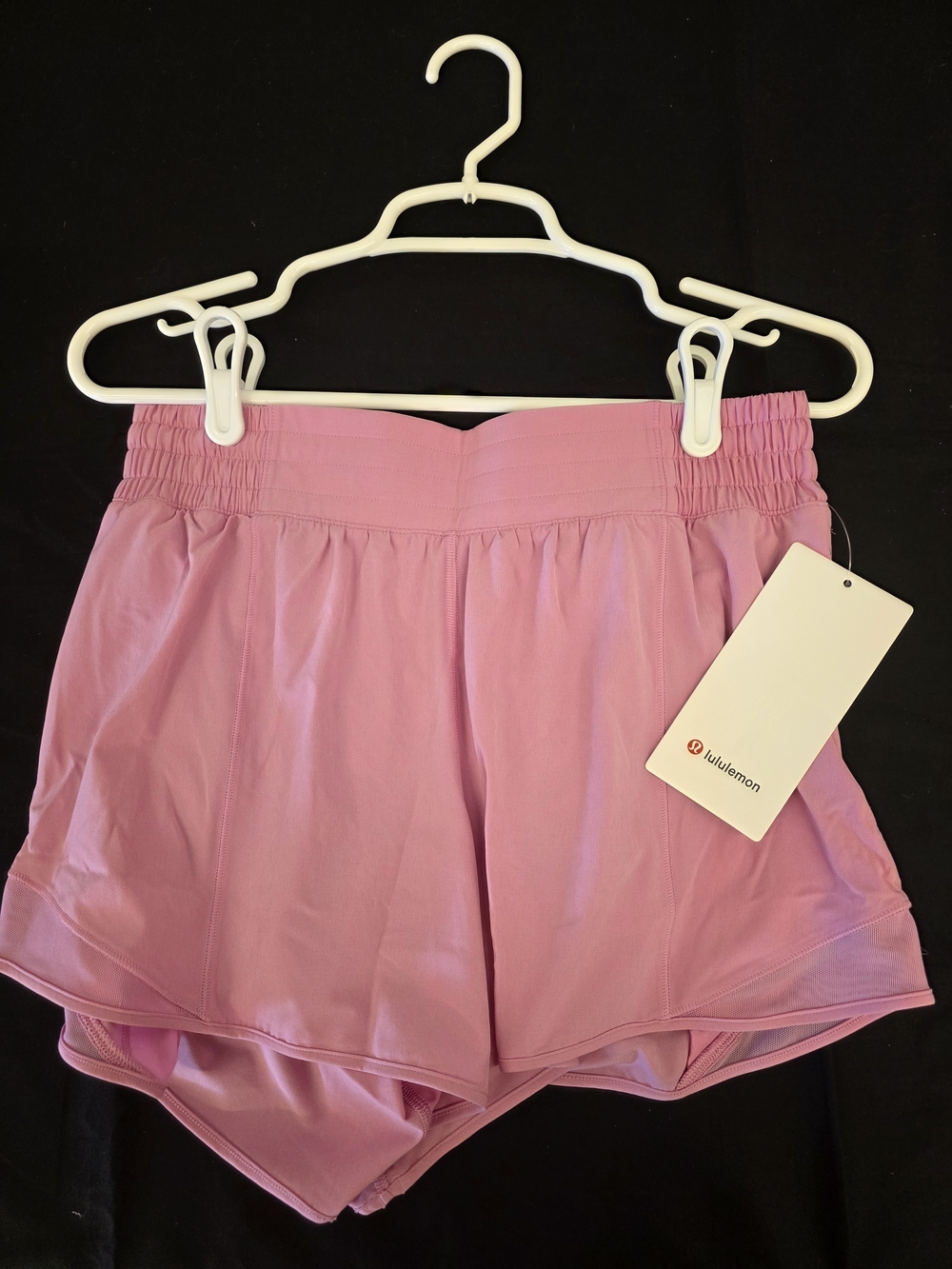lululemon athletica Light Pink Athletic Shorts with Inner Liner